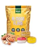 Almond Flour 1kg, Gluten-Free 100%, Partially de-Oiled Extra Fine Blanched Natural Almond Flour