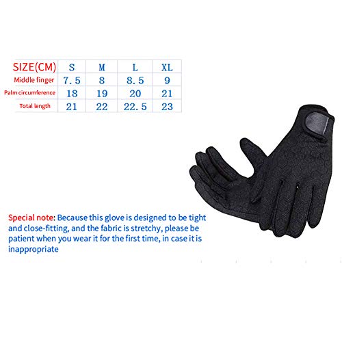 image for LZWNB 2MM Neoprene Non-Slip Diving Gloves for Snorkeling Scuba Swimmin