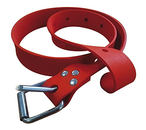 Ceinture Marseillaise EPSEALON en caoutchouc extensible noir pour la plongée