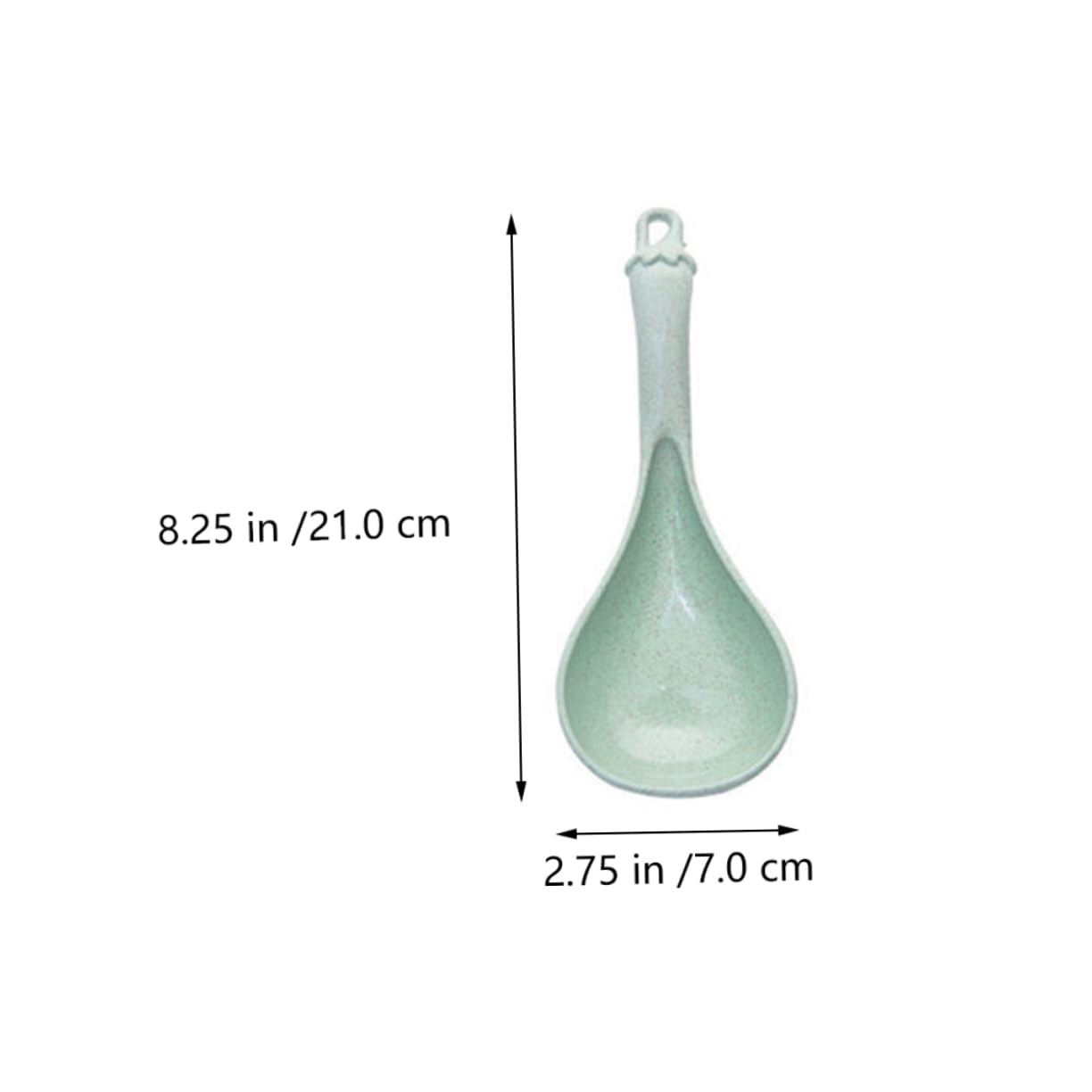 Cabilock 4Pcs Long Handle Rice Spoon Ergonomic Kitchen Utensils for Soup Porridge and More and Comfortable Design