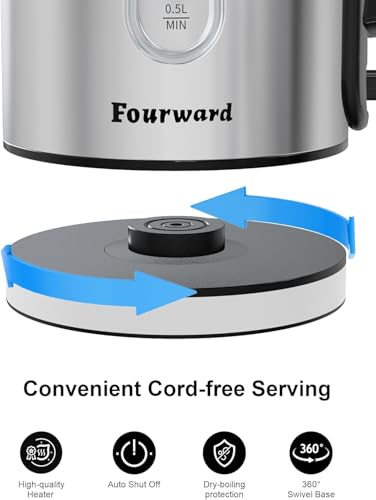 1.7L Fast Boil Electric Kettle - 2200W Stainless Steel, BPA Free - Image 7