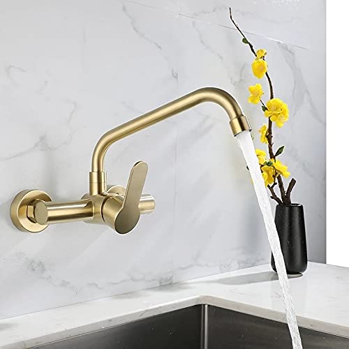 Robinet de remplissage de casserole pivotant avec bec rotatif mural