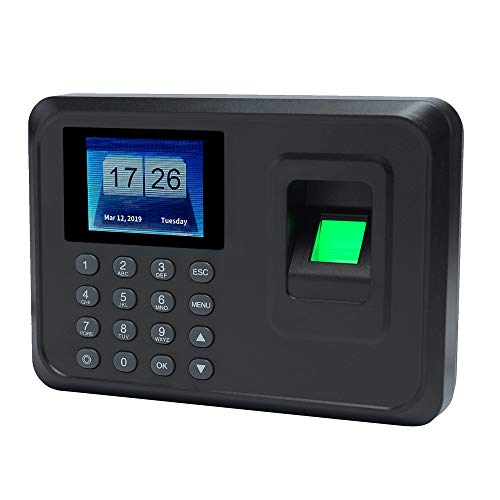 Aibecy Intelligent Biometric Fingerprint Password Attendance Machine Employee Checking-in Recorder 2.4 inch TFT LCD Screen DC 5V Time Attendance Clock - Thumbnail 4