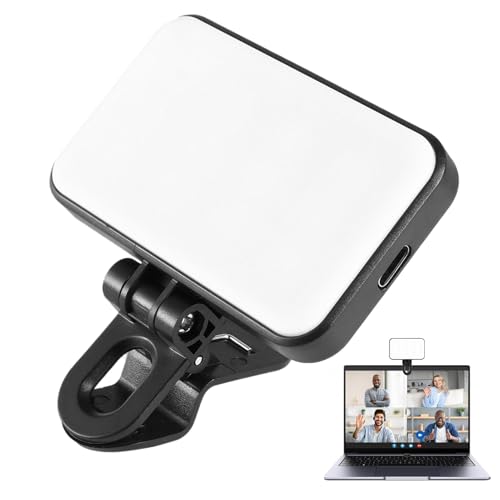 Lampe À Clip pour Smartphone | Lampe Clip Rechargeable Portable Smartphone | Éclairage Selfie Portable,pour Photographie Enregistrement Vidéo Maquillage Vlog Voyage Studio Maison