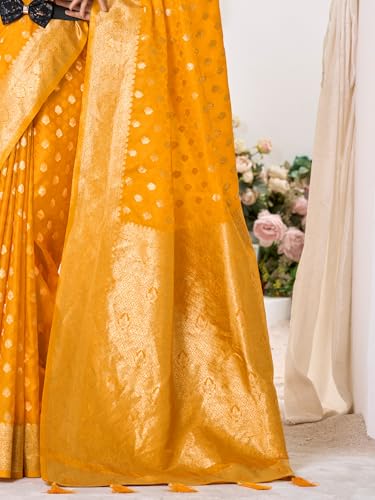 AKHILAM kanjivaram silk saree in soft silk – image 6