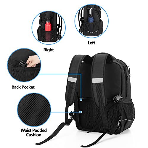 Samdew Wheelchair Backpack, Wheelchair Bag To Hang On Back, Manual & Motorized Wheelchair Bag For Adults, Accessories Bag For Wheelchair, With Thermal Insulation Pocket For Medicine Storage, Bag Only #TOP4