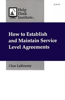 Paperback How to Establish and Maintain Service Level Agreements Book