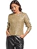 LifeShe Women's Metallic Knit Sweater Sparkly Part... #2