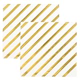Ciieeo 40 Hojas Servilletas de Papel Doradas Desechables para Bodas y Banquetes Unidades Suaves y Absorbentes para Fiestas Cenas y Recepciones