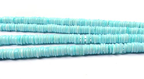 Perles Larimar 6-7mm qualité AAA pour création de bijoux d'exception - 3