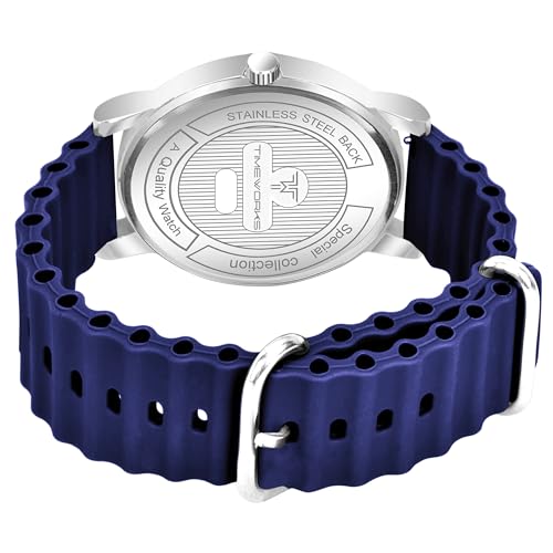 Image of TIMEWORKS Designer Round Dial Watch Silicon Changeable Smart Watch Strap with Smart pin Men's & Boy's Watch BG-408