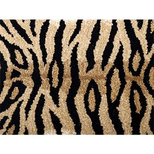 Tapete de Lana Pura con Diseño de Tigre Falso miniatura 4