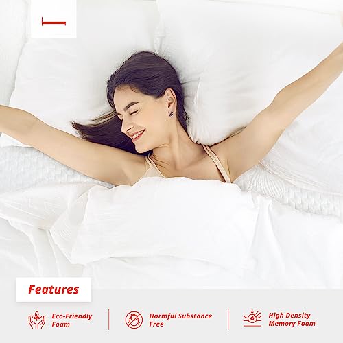 Primasleep 10 Inch Wave Gel Infused Memory Foam Mattress,Gray (Twin) #TOP4