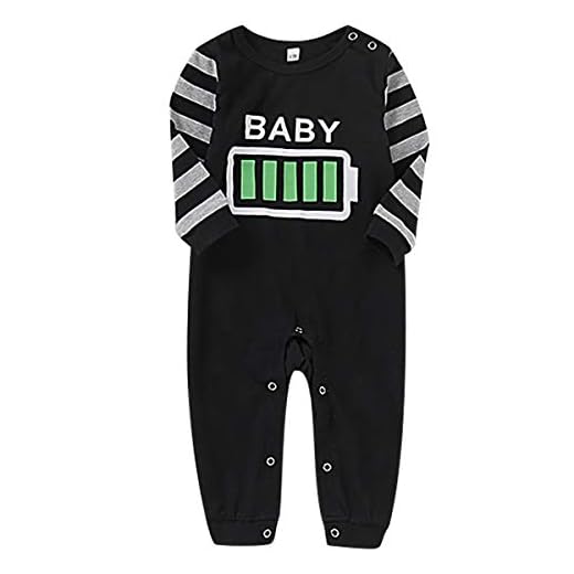 DaMohony Familjepyjamas-set, pyjamas familjeoutfit, pyjamasset familj matchande kläder för mamma/pappa/barn/baby, baby, 3-6 månader