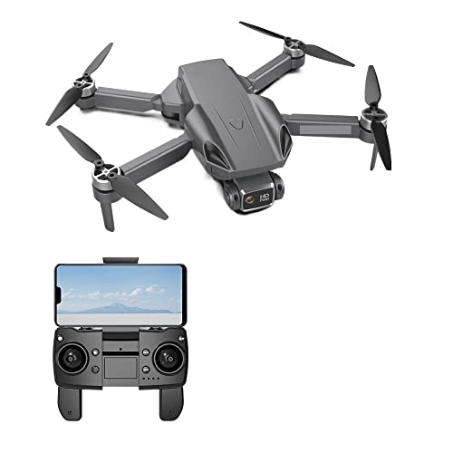 Składany dron Quadcopter GPS Dron z kamerą 4K 5G WiFi FPV Mini Quadcopter Bezszczotkowy lot silnikowy 25 min RC Helikoptery Zabawki (Kolor: 3 Rozmiar torby na baterie: 1) (3 Torba na baterie 1)