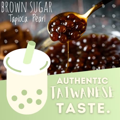 Flavfar Thai Milk Tea With Instant Tapioca Pearls - Authentic Thai Milk Bubble Tea Kit With Low Calorie, Brown Sugar Boba & Sweetened Condensed Milk -Made In Taiwan - 5 Pack (Thai Milk Tea) #TOP2
