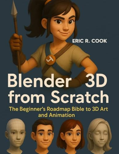 BLENDER 3D FROM SCRATCH: The Beginner’s Roadmap Bible to 3D Art and Animation (Tech savvy books for beginners to expert Book 1) (English Edition)