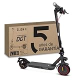 ZWHEEL ZLIONX | Patinete Eléctrico Adultos Homologado DGT - 700W MAX, 30km Autonomía, Intermitentes, Ruedas 8.5' Antipinchazo - Frenos de Disco y Eléctricos - App, Pantalla, 4 Velocidades