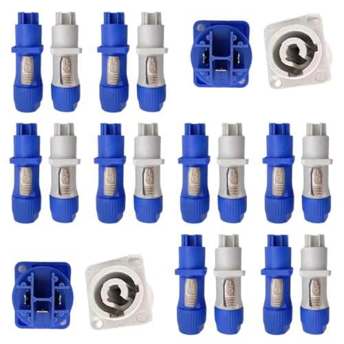 Enchufes NAC3FCA, NAC3FCB y chasis NAC3MPA 20A 250V para conexiones de alimentación industrial 3