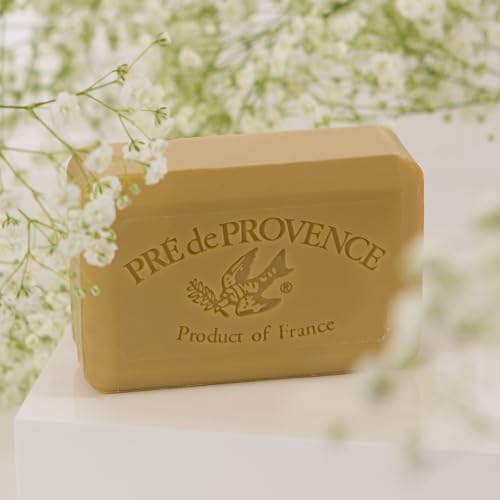 Image of Pre de Provence Artisanal Soap Bar, Enriched with Organic Shea Butter, Natural French Skincare, Quad Milled for Rich Smooth Lather, 8.8 Ounce, Verbena