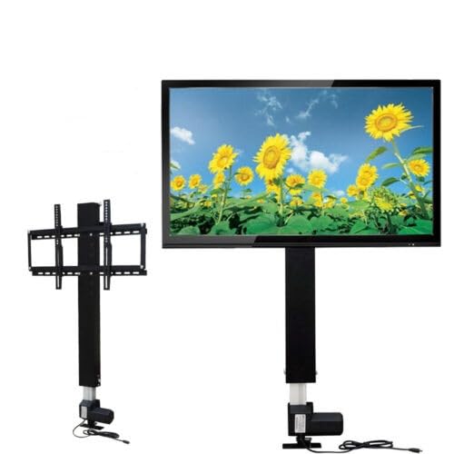 700 mm TV Lift eléctrico con mando a distancia DC24 V 20 mm/s TV soporte elevador elevador ajustable motorizado, máximo empuje 1000n/80 kg, para televisores de 26 "-57"