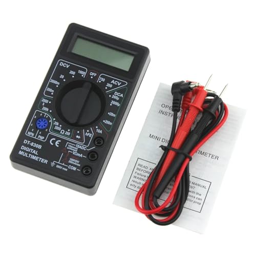 Testeur AC/DC 750/1000V DT-830B avec mini compteur portatif pour électricien