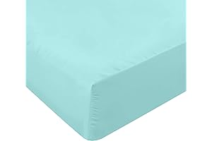 Utopia Bedding Twin Fitted Sheet: Comfort and Coolness in Light Blue