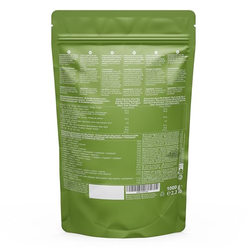 Nutri + Pea Rice Proteína vegana en Polvo sin Soja - Vainilla 1000 g - Mezcla de Proteínas de Arroz + Guisante sin Gluten, Lactosa ni Azúcar - vegan Protein Powder - made in Germany