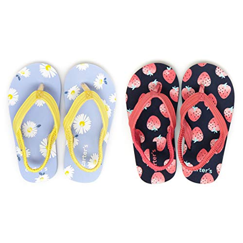 Image of Carter's Unisex-Child Silky Two-Pack Flip-Flop Set