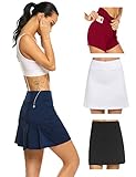 skort damen fahrrad ✿【 Damen Sportrock für Frühling, Sommer oder Herbst】✿ Mit dem Tennisrock von Doneto kreierst du dir einen femininen Trend-Look.