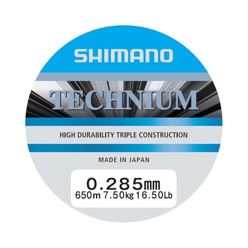 SHIMANO Technium A Mono 650m 0.285mm 7.5kg Grey ligne de pêche résistante