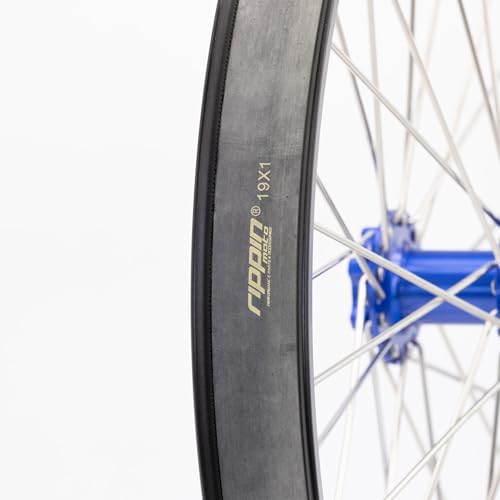 Rippin Moto 12 Inch x 0.75 Inch Motorcycle Rim Strip (12" x 3/4"), Durable Rubber, Tube Protection with Valve Stem Hole - Replacement for Worn or Damage Rim Strips