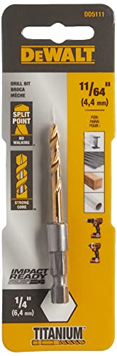 DEWALT DD5111 Schlagfertiger Titan-Bohrer, 11/64 Zoll – Ansicht 2