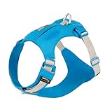 SMALL COMBINATION Lightweight Dog Harness, Large to Very Large Breeds, Adjustable Fit.Pet Harness with Pocket, Dog Training Harness for Outdoor Walking Running, Hiking (Blue, S)