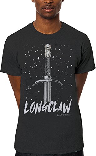 Game of Thrones Stark Longclaw Sword Shirt (2X-Large) Black