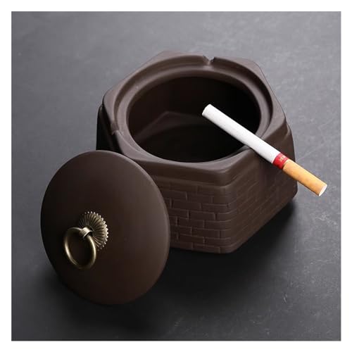 Cendrier de table en céramique coupe-vent pour intérieur et extérieur - 5