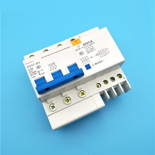 ELCB disjoncteur de fuite à la terre protection surcharge AC 400V 32A triphasé