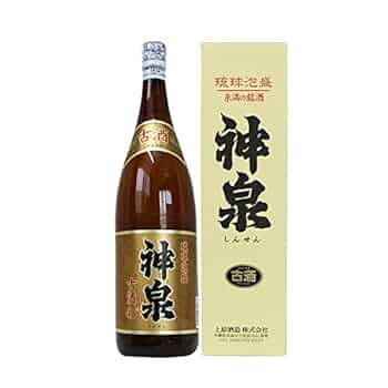 Amazon.co.jp: 泡盛 神泉 3年古酒 一升瓶 43度 1800ml/上原酒造