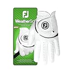 FootJoy WeatherSof Men's Golf Glove, White/Black, Left Hand (for Right Handed Golfer), S EU