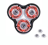 SH90 Scherkopf Kompatibel mit Philips Series 9000, (Inklusive Klingenhalter) SH90 Ersatzscherkopf für Philips Rasierer, Ersatzklingen Klingen für Rasierer Series 9000(9xxx) 8000(8xxx) SW97xx