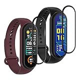 1. ⌚【Anti-perdida Correa】 Pulsera delicada y suave, diseño especializado para la banda compatible con Xiaomi Mi Smart Band 6. La sólida estructura del forro envuelve el cuerpo principal de la pulsera, evitando la posibilidad de que el cuerpo principal se pierda.