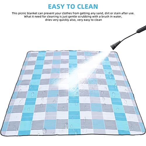 Tapis de pique-nique imperméable couverture camping et plage extra large - 7