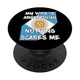 Photo Gallery my wife is argentinian argentina roots heritage flag popsockets popgrip intercambiabile Photo Gallery my wife is argentinian argentina roots heritage flag popsockets popgrip intercambiabile