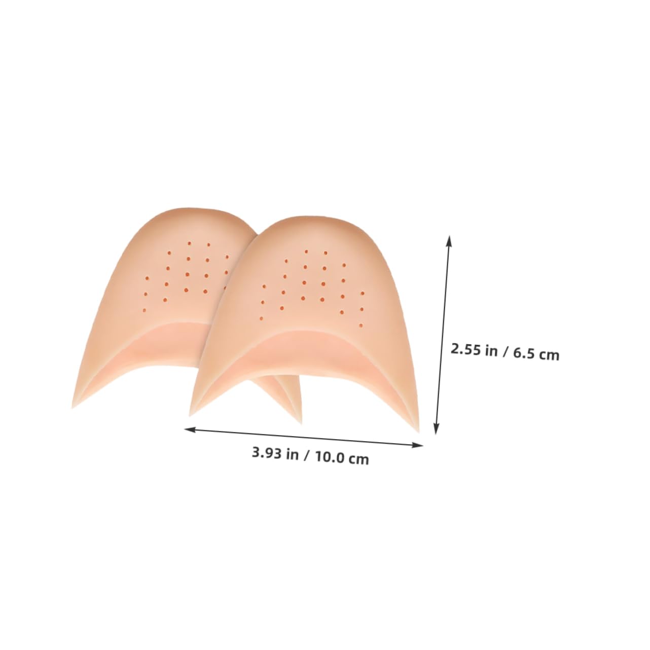 BEBEMOKO 4pcs Toe Protectors Durable and Comfortable Toe Pouches for High Heels Ballet Shoes Versatile Fit Covers from Friction Calluses Easy to Clean