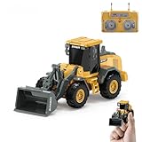 BRRRRT 1/64 RC Bulldozer Toy,Full Functional RC Construction Vehicles,Type-C Direct Charging Alloy Remote...