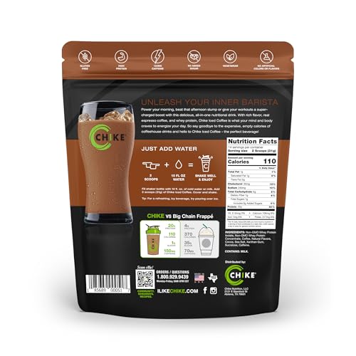 Chike Mocha High Protein Iced Coffee, 20 G Protein, 2 Shots Espresso, 1 G Sugar, Keto Friendly and Gluten Free, 14 Servings (15.3 Ounce) image 4