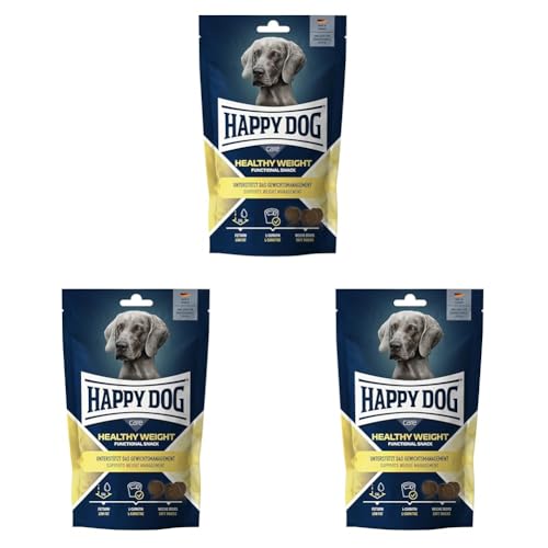 Happy Dog Care Snack Healthy Weight 100g (Packung mit 3)