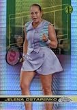 Jelena Ostapenko tennis trading Card (Latvian Tennis Champion) 2024 Topps Chrome Prism Refractor #103