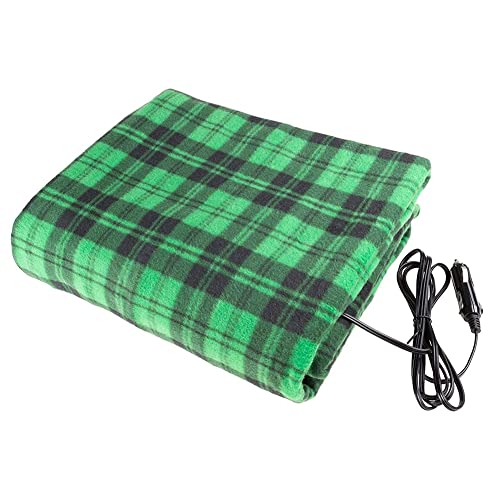 Roxvue Manta para Coche EléCtrico, 43 X 60 Pulgadas, 3 Velocidades, Manta de Calentamiento RáPido para Sofá, Cama, Coche, Verde