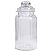 Rayher 46165000 Glass Storage Jar Ribbed â€“ 11 cm Diameter